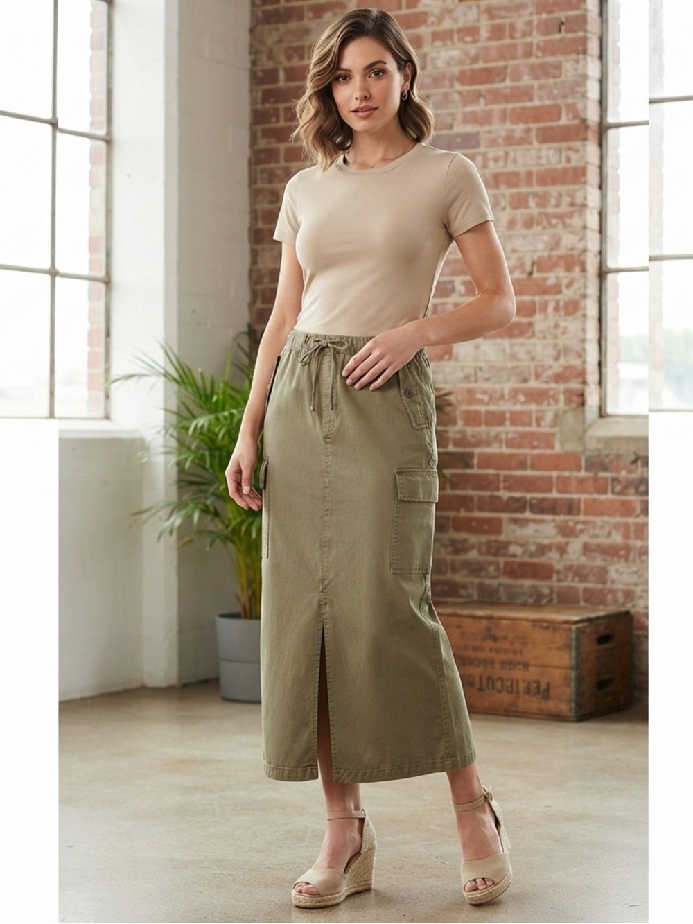 Arizona Womens Maxi Skirt - Juniors